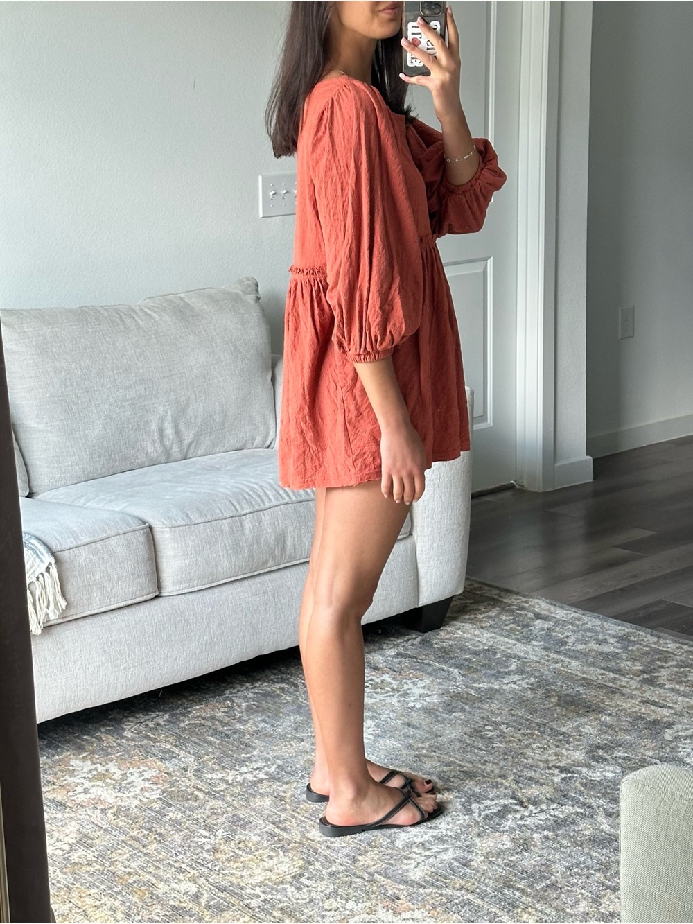 NWT Free people beach orange romper size small - Picture 3 of 6